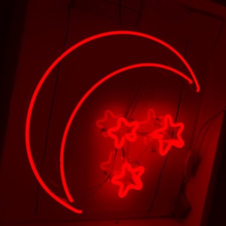 Neon Signs Aesthetic (Red)