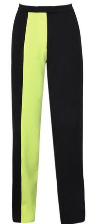 House of CB Black and Green Pants