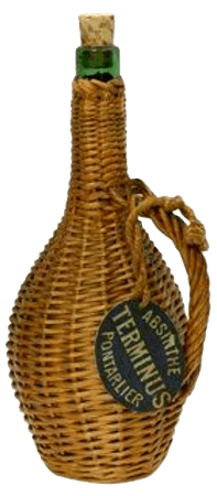 antique wine bottle png