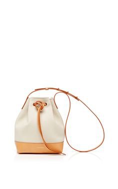ini Canvas Bucket Bag In Creme With Creme Interior by Mansur Gavriel