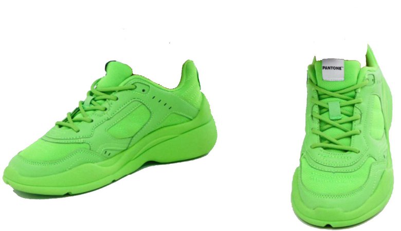 Bershka x PANTONE sneaker in neon green | Asos