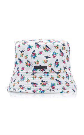 Floral-Print Reversible Bucket Hat by Prada | Moda Operandi