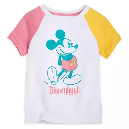 Mickey Mouse Raglan T-Shirt for Girls – Disneyland | shopDisney
