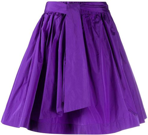 tie-front skirt
