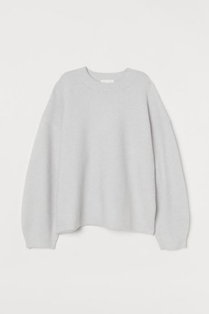 Fine-knit Sweater - Ice-gray - Ladies | H&M US