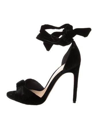 Alexandre Birman Jessica Velvet Sandals - Shoes - ALR26880 | The RealReal