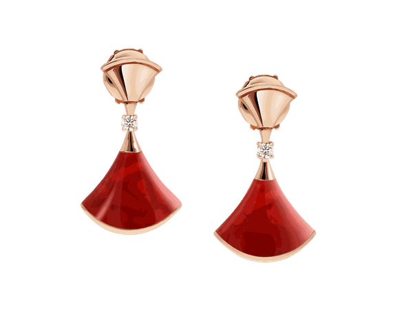 Divas’Dream Rose gold Earrings 356749 | Bvlgari