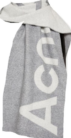 Acne Studios grey scarf