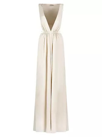 Shop Halston Megan Jersey Gown | Saks Fifth Avenue
