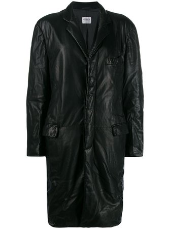 Giorgio Armani '90s Crinkled Effect Coat