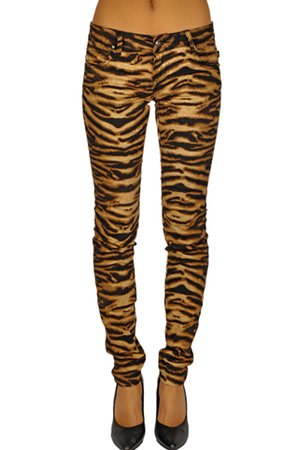 Tripp NYC Jungle Jeans Tiger Print - TrashandVaudeville.com