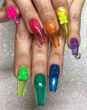 gummy bear nails