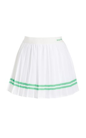 Pleated Mini Tennis Skirt By Sporty & Rich | Moda Operandi