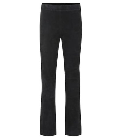 Maria Rosa cropped suede pants