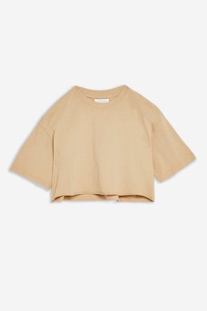 Washed Cropped T-Shirt | Topshop