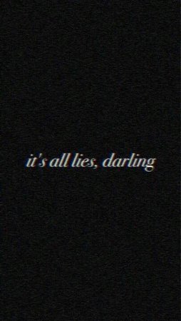 it's all lies, darling uploaded by † rae † on We Heart It