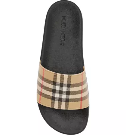 Burberry Furley Vintage Check Slide Sandal (Women) | Nordstrom