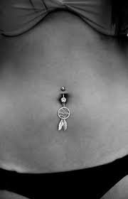 belly button piercing black stud - Google Search