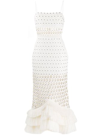 White David Koma laser-cut studded dress SS20DK33D - Farfetch