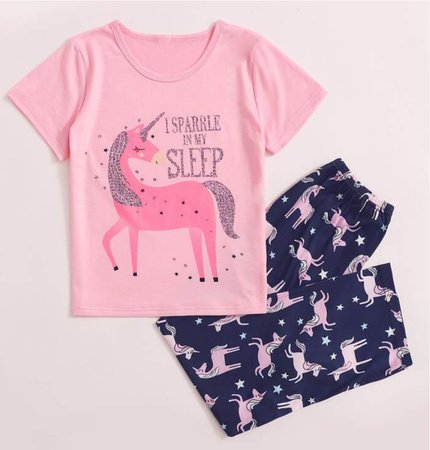 girl unicorn pajamas