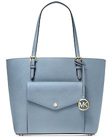 Michael Kors Jet Set Leather Medium Tote & Reviews - Handbags & Accessories - Macy's