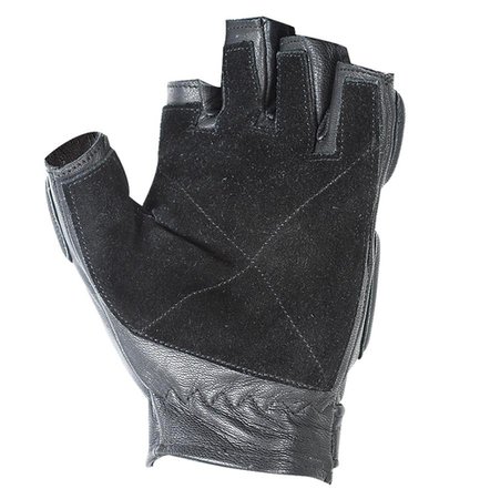 Voodoo Tactical Rapid Rapel Half Finger Gloves (Color: Black) - Hero Outdoors