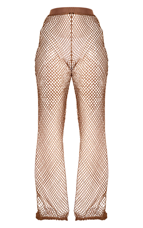 Chocolate Net Straight Leg Beach Pants $22