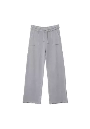 Frayed trousers with pockets - Women's Just in | Stradivarius United States