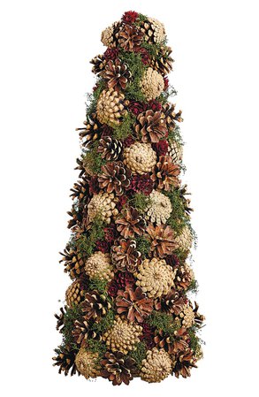 ALLSTATE Pinecone Topiary Tree Decoration