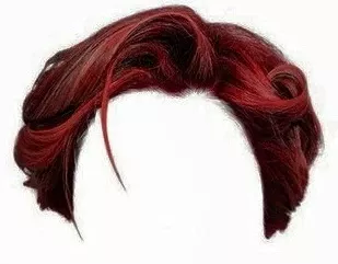 Dark Red Slicked Back Hair (HVST edit)