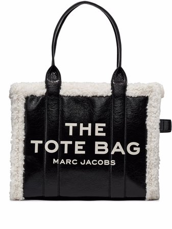 Marc Jacobs The Crinkle Shearling Large Tote - Farfetch