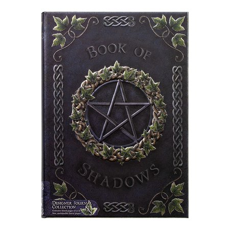 Nemesis Now Book Of Shadows Ivy Embossed A5 Journal | Pentagram Notebook