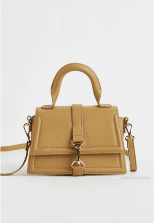 beige brown handbag
