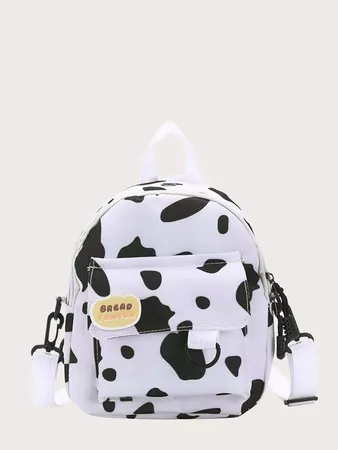 Cow Print Backpack | SHEIN USA