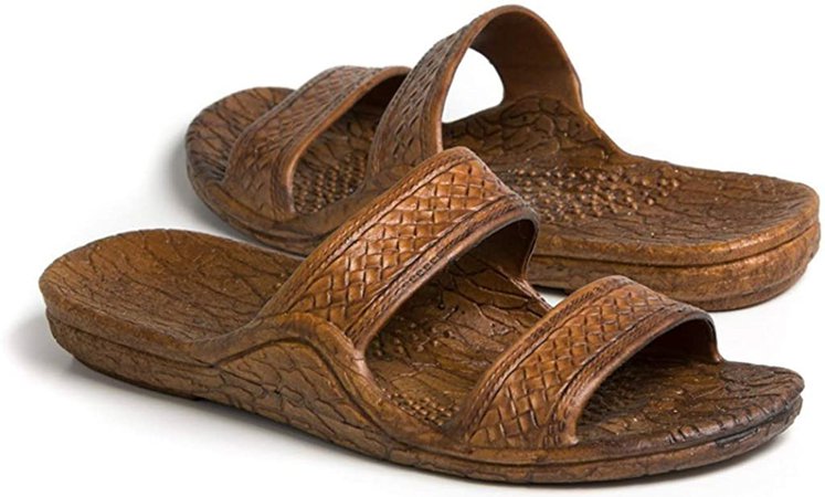 Amazon.com | Pali Hawaii Unisex Adult Classic Jandal Sandal (Light Brown, 11) | Sandals