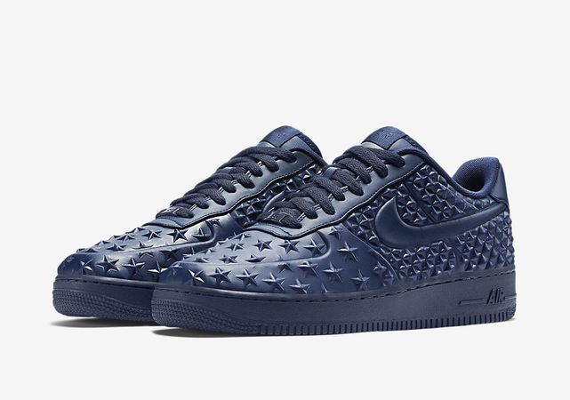 navy studded nike air force 1