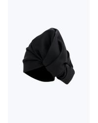 Marc Jacobs Solid Black Turban - Lyst
