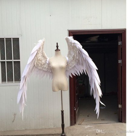 Costumed Beautiful White Red Cartoon Feather Angel Wings For Fashion Show Displays Wedding Shooting Props Cosplay Game Costume 18th Birthday Party Decorations 18th Birthday Party Supplies From Homesicker, $244.1| DHgate.Com