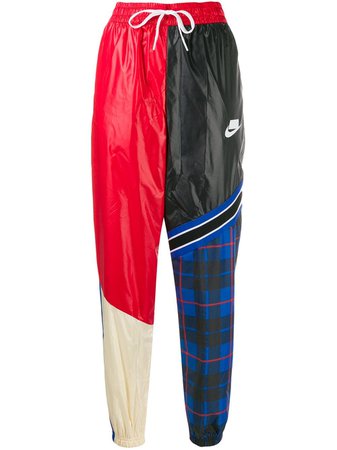 Red Nike NSW Panelled Track Pants | Farfetch.com