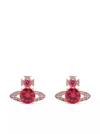Vivienne Westwood Orb crystal-embelllished Earrings - Farfetch
