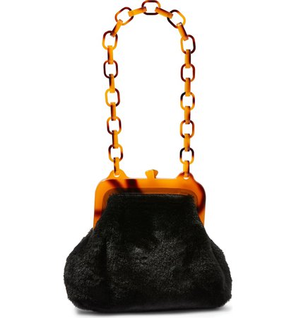 Topshop Faux Fur Frame Shoulder Bag | Nordstrom