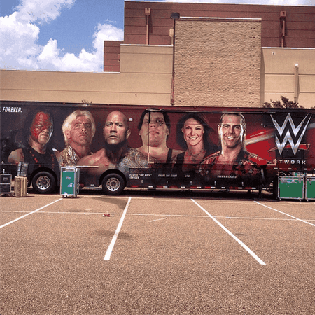 Photos Of Two New WWE Production Trucks With New Graphics - Wrestle Newz