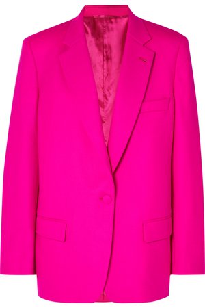Attico | Oversized wool-blend gabardine blazer | NET-A-PORTER.COM
