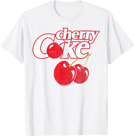 Amazon.com: Coca-Cola Cherry Coke Logo T-Shirt : Clothing, Shoes & Jewelry