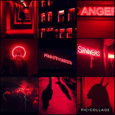 neon red aesthetics - Google Search