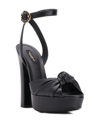 Dolce & Gabbana knot platform sandals