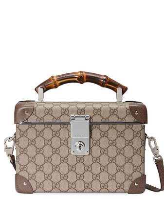 Shop brown Gucci Globe-Trotter GG beauty case with Express Delivery - Farfetch