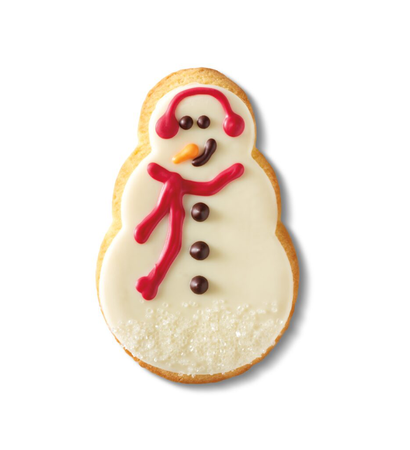Starbucks snowman cookie