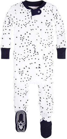 Amazon.com: Burt's Bees Baby Baby Boy's Unisex Pajamas, Zip-Front Non-Slip Footed Sleeper Pjs, Organic Cotton: Clothing