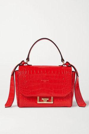 Givenchy | Eden mini croc-effect leather shoulder bag | NET-A-PORTER.COM
